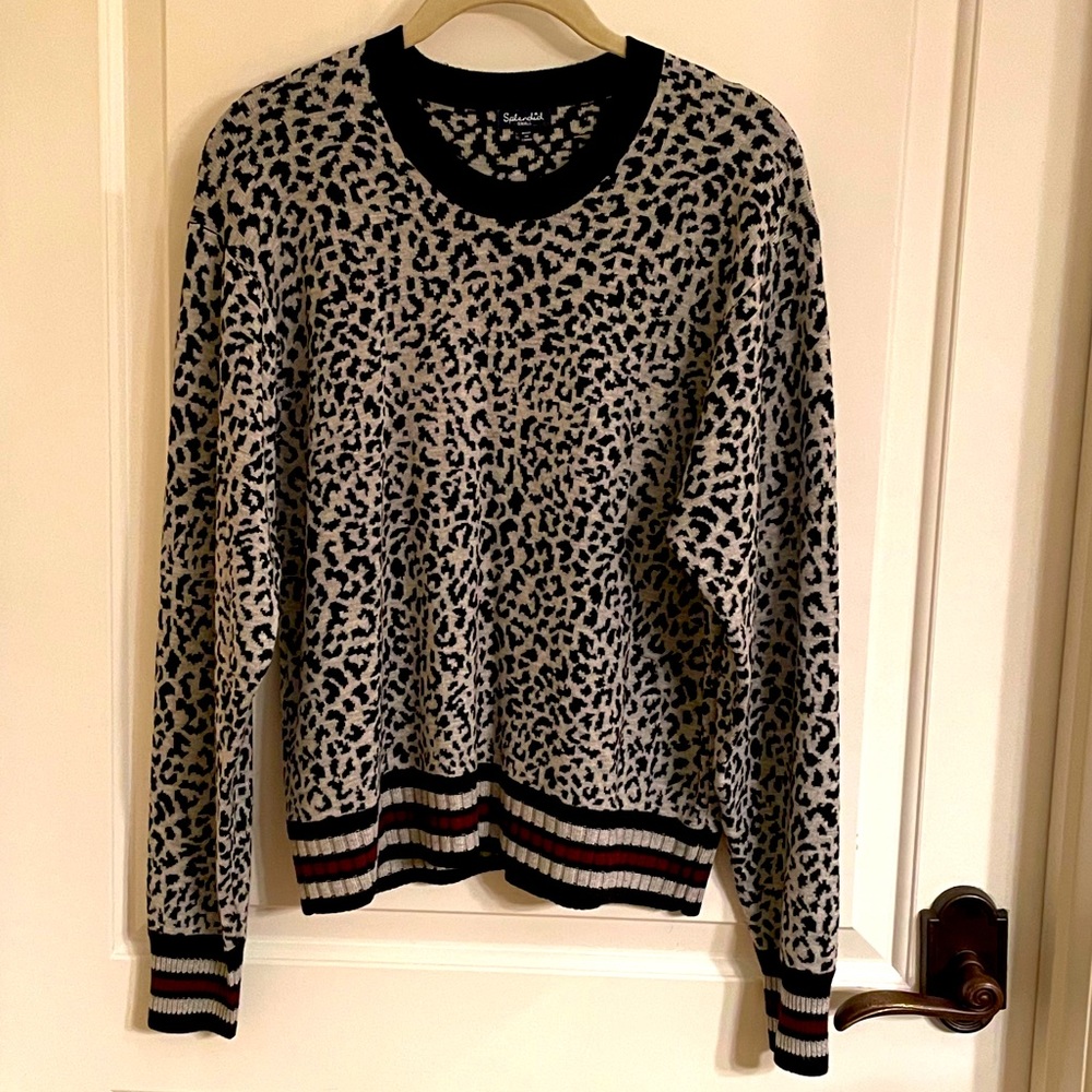 Splendid Leo Leopard Sweater